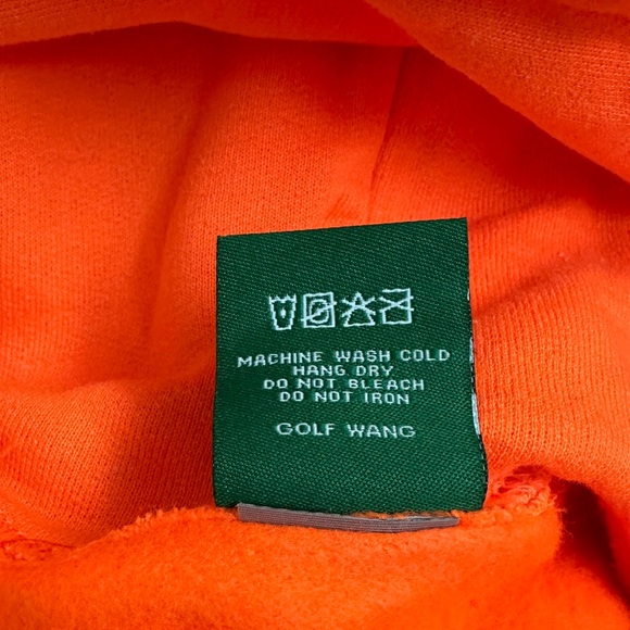 GOLF WANG Save The Bees Orange Mens Sweatshirt - Picture 8 of 8